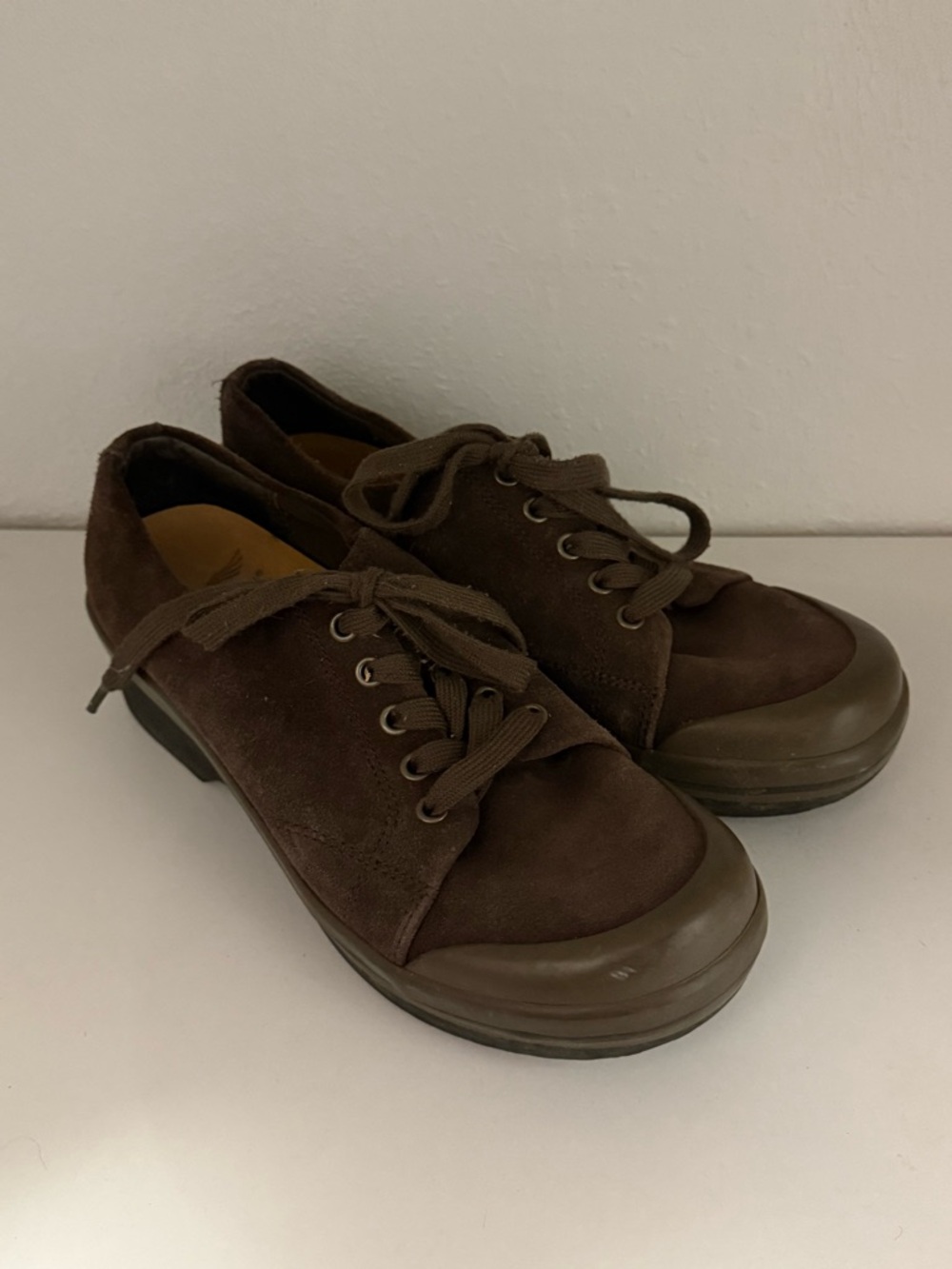 Dansko | Librarian Chic Brown Suede Oxford | Slip Resistant Shoe